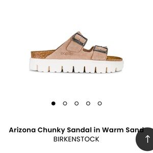 Birkenstock Arizona Chunky Sandal In Warm Sand